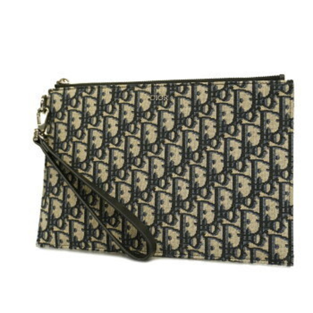 Christian Dior Trotter Canvas Clutch Bag